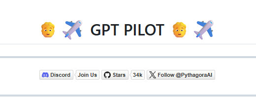 Recommended GitHub 33.7k Star, GPT-Pilot Creates the Strongest One-Person AI Full-Stack Development Team